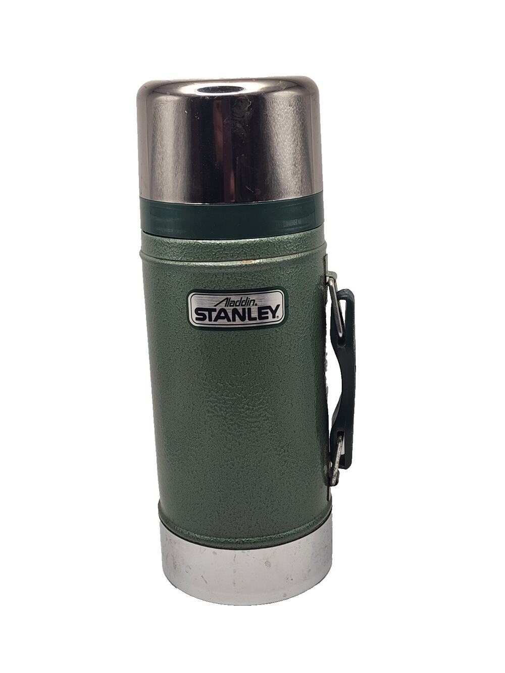 Vintage Aladdin Stanley Thermos 24 oz. Wide Mouth No. A-1350B Green - USA Made
